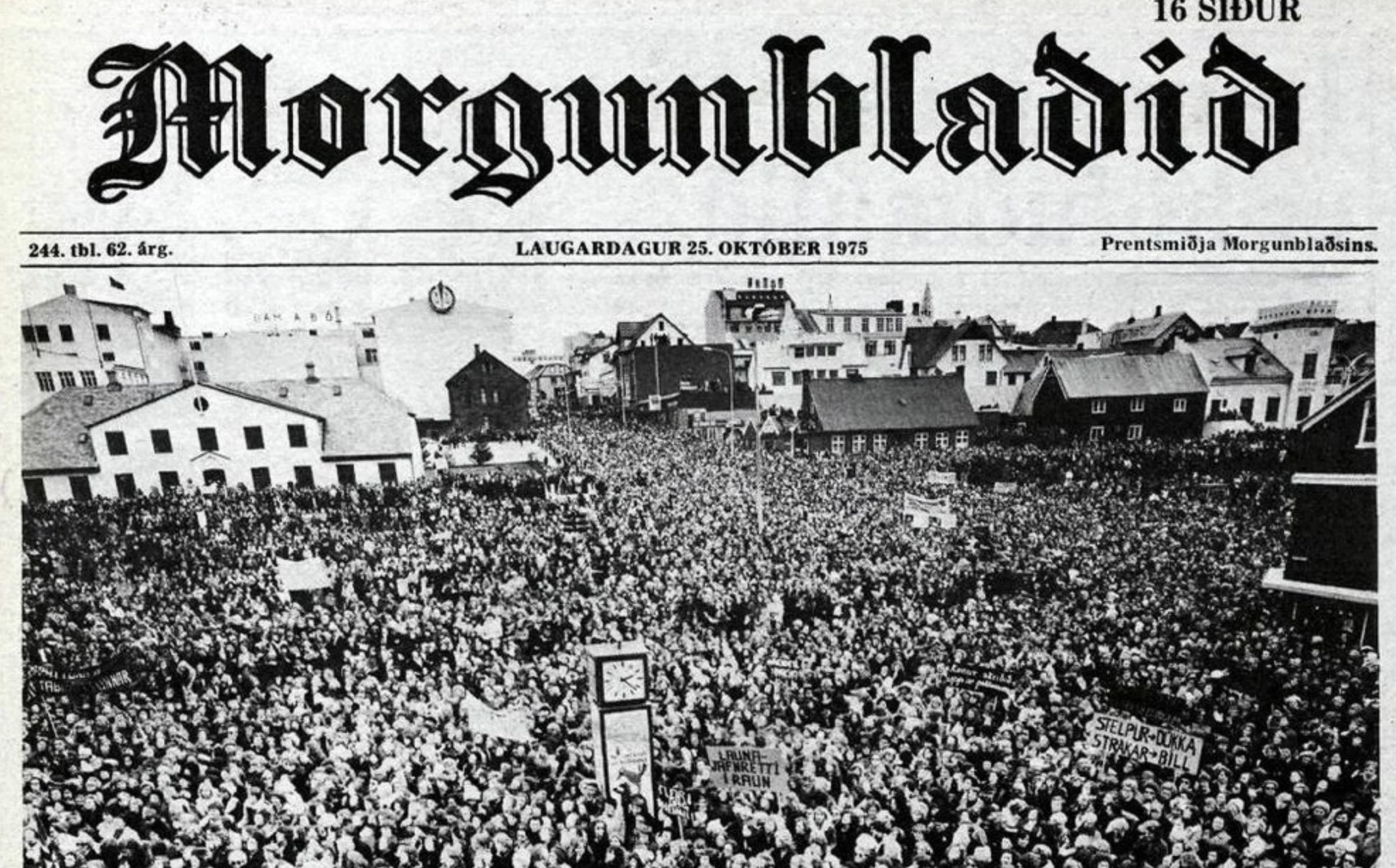 Women's Day Off: The Fight for Equality in Iceland