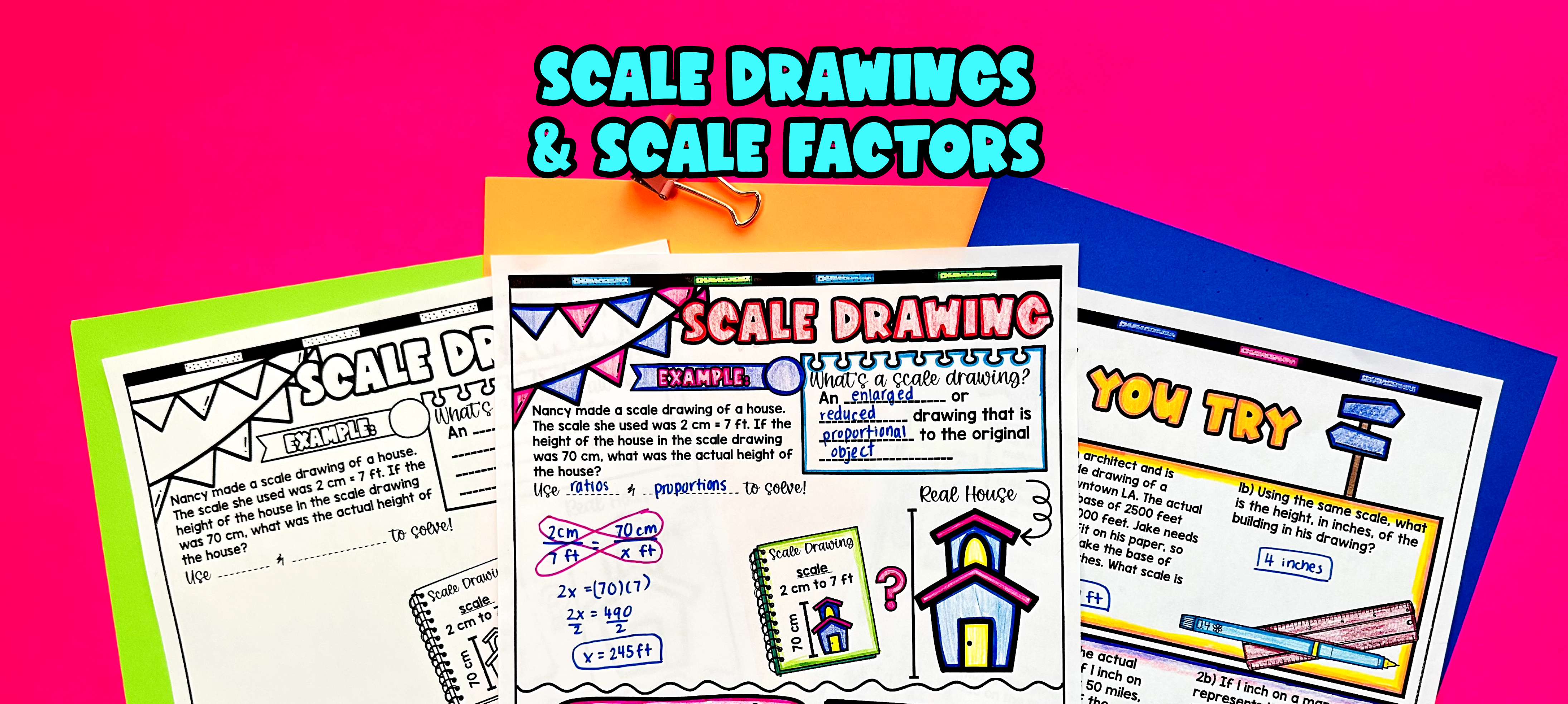 Scale Factors & Scale Drawings