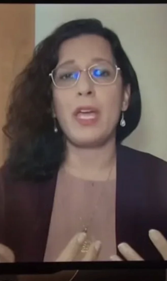 Woman speaking