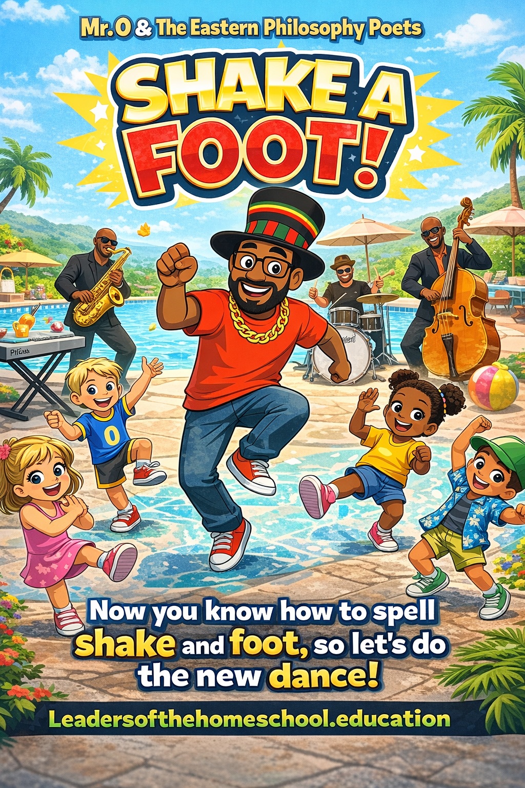 New Shake a Foot Mr. O Kids Edutainment fun jazz music "Kids Can’t Stop Dancing! Pre-k -3rd Grade
