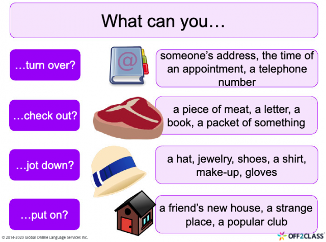 Introduction to Phrasal Verbs - Off2Class Free ESL Lesson Download