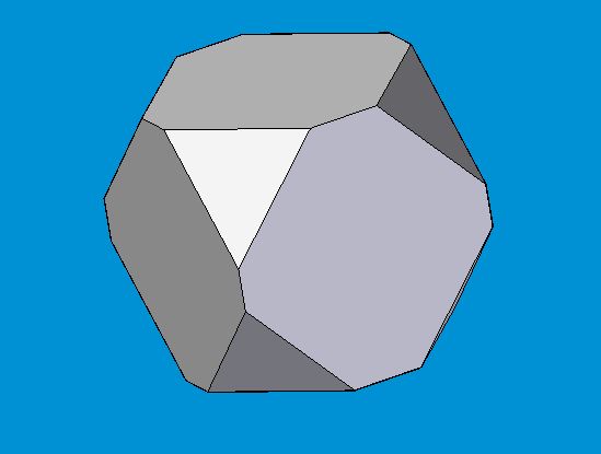 Cube "Block" with the Corners cut off