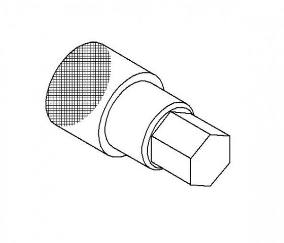 Project print capscrew Finger hex driver